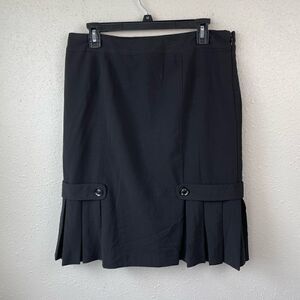 AGB Black Midi Skirt Size 8 EUC
